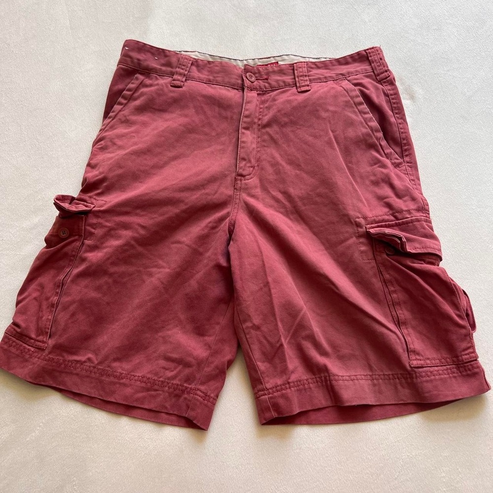 Merona Light Red Cargo Shorts summer easy wear comfortable